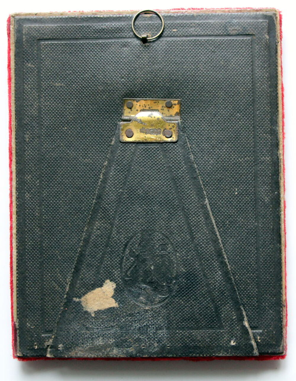 Cadre photo Napol&eacute;on III velours rouge avec cam&eacute;es 
magnifiq Décoration