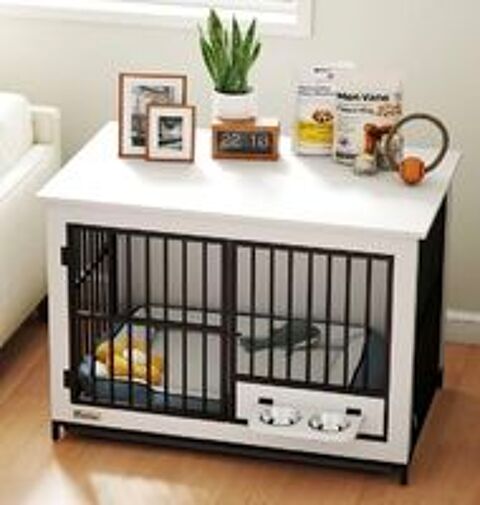   Meuble cage pour chien  