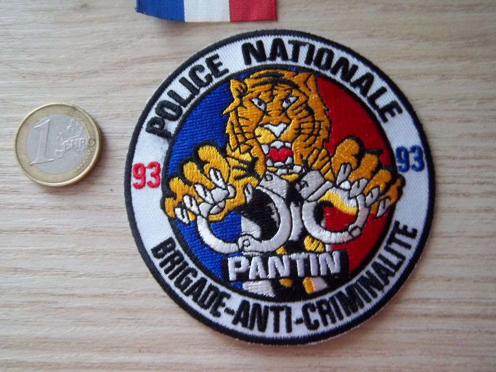 &eacute;cusson patch Police Nationale BAC Pantin Seine-Saint-Denis 