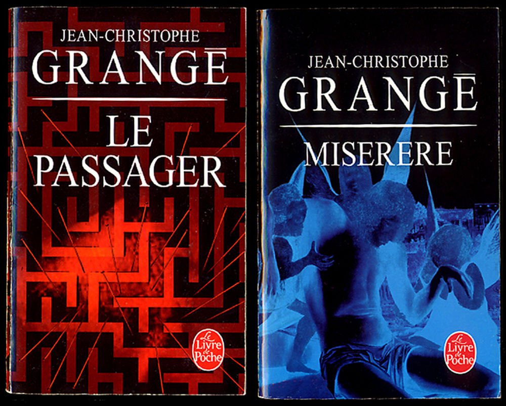 Jean-Christophe GRANG&Eacute; / LOT de 2 romans (policier-thriller) Livres et BD