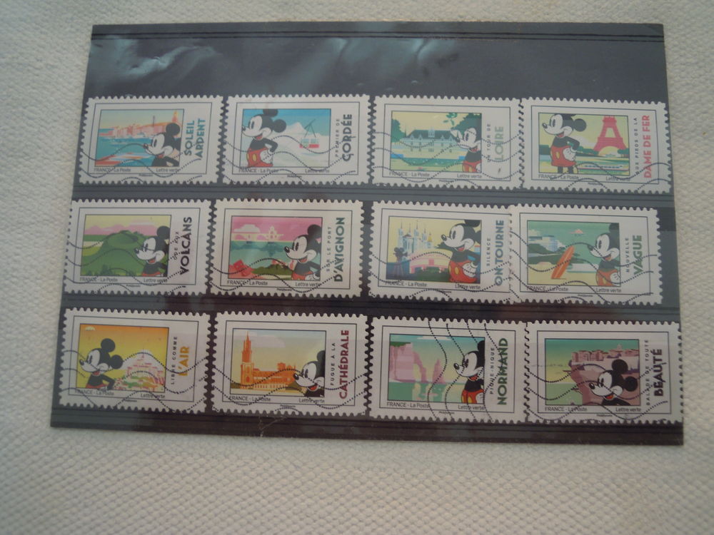 LOT 64 TIMBRES FRANCE OBLITERES AUTO ADHESIFS 