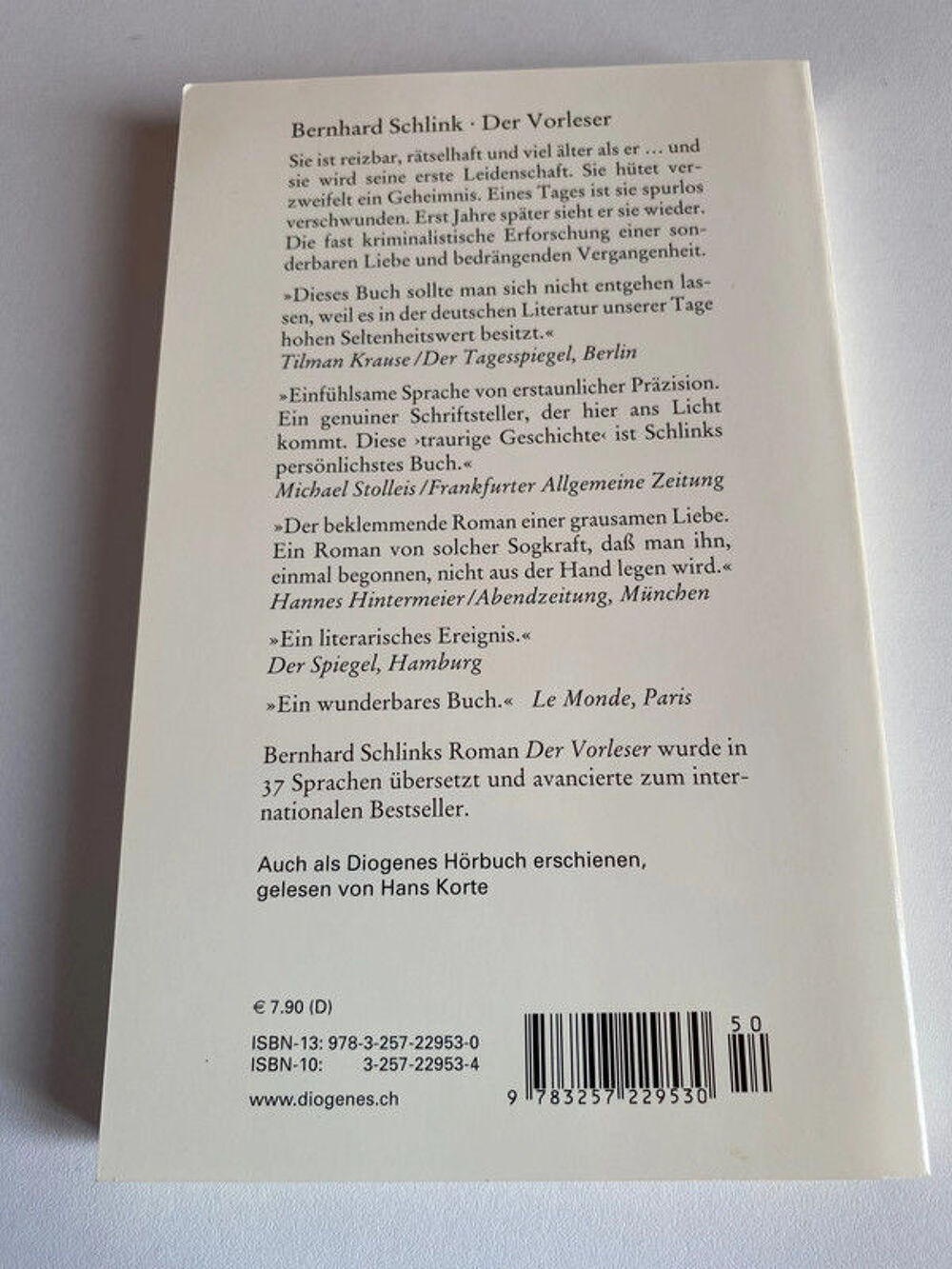 Der Vorleser Livres et BD