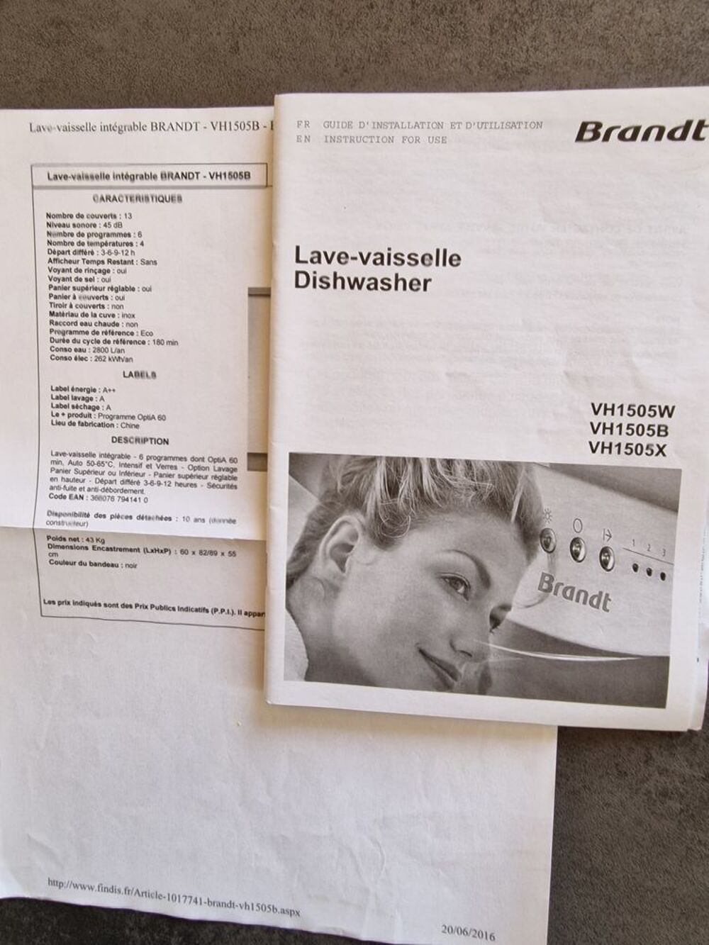 Lave vaisselle encastrable Electroménager