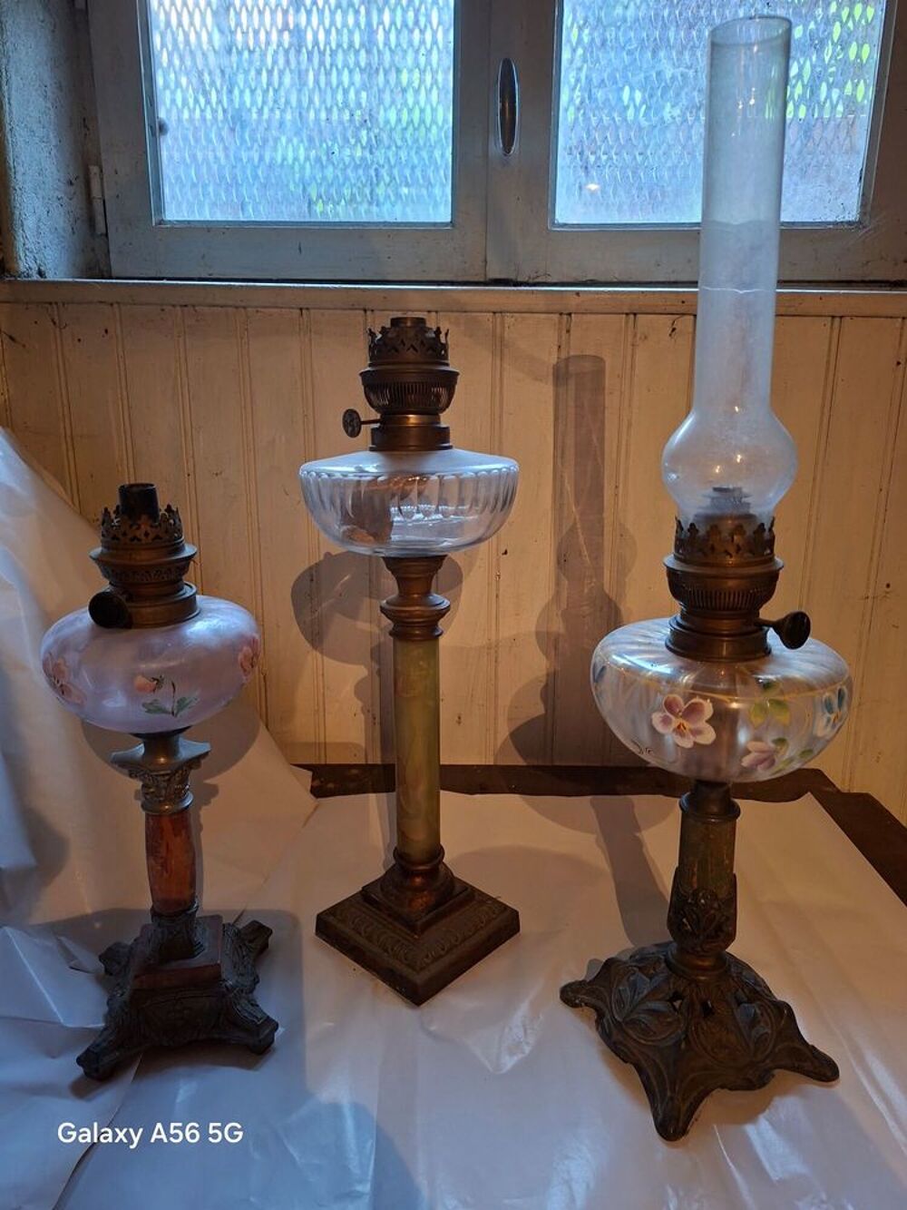 Lampes &agrave; p&eacute;trole 