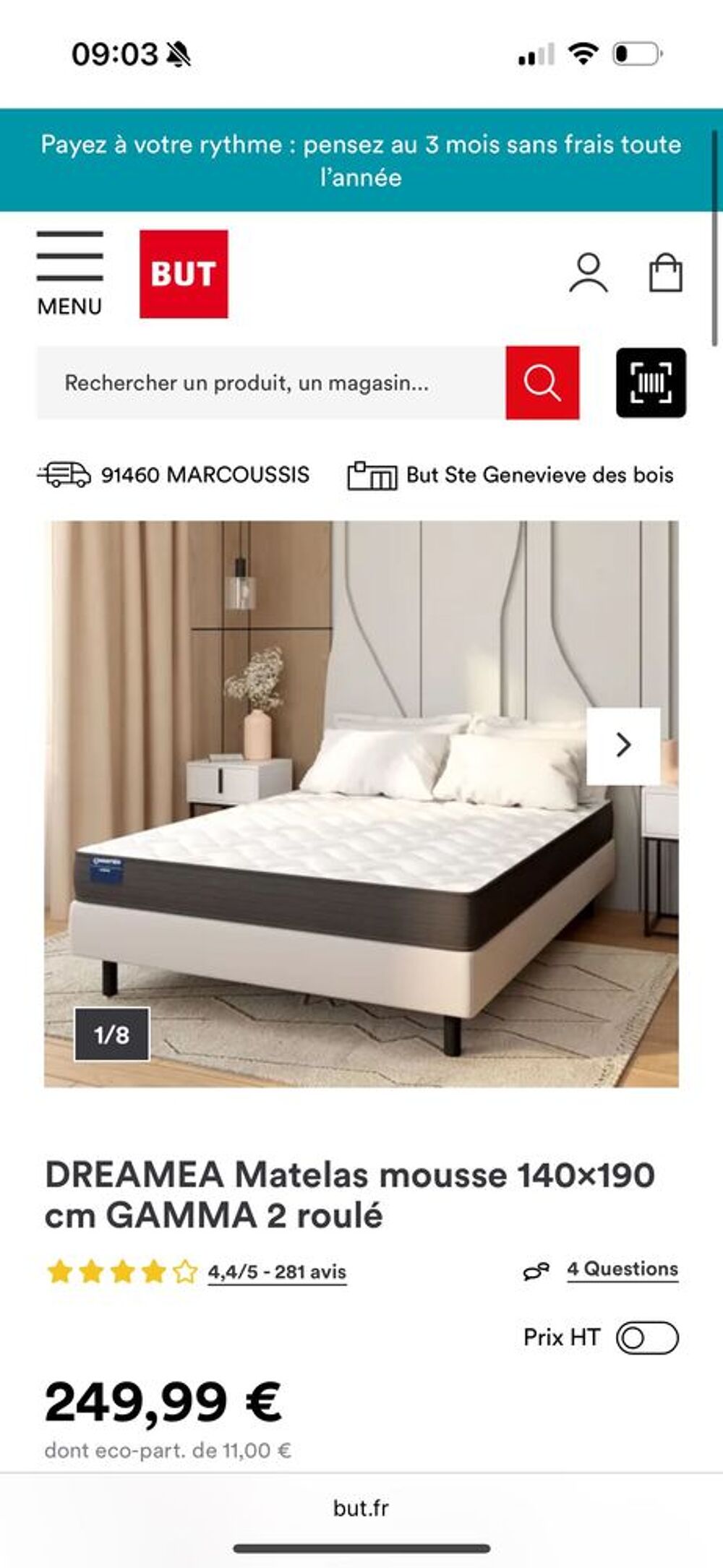 lit coffre + matelas Meubles