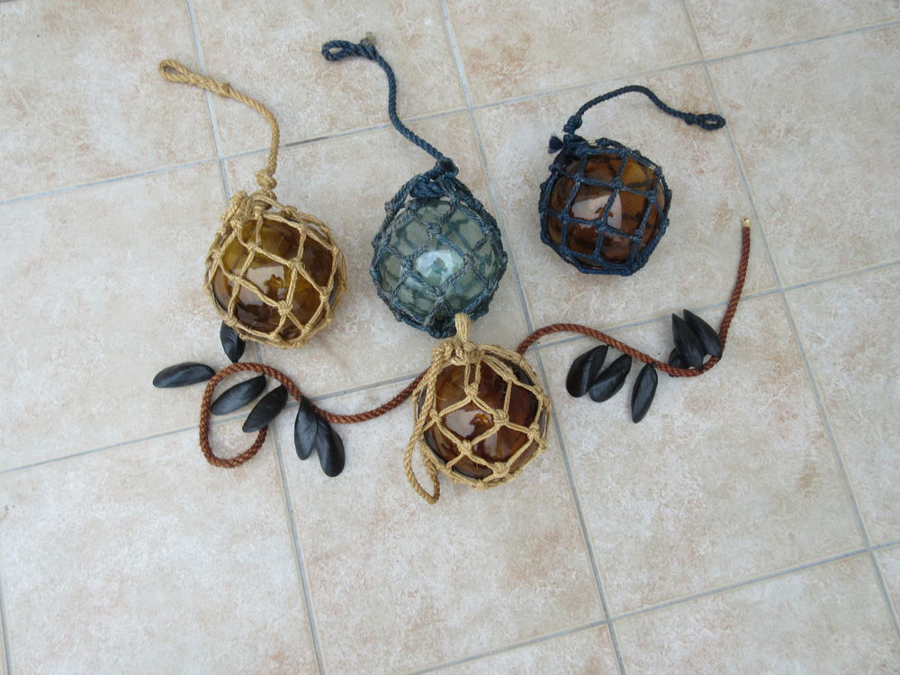 BOULES EN VERRE NAUTIQUE Décoration