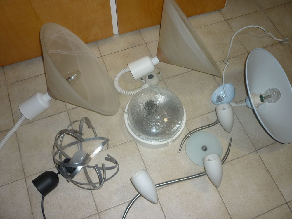 6 lustres pour 20 euros Décoration