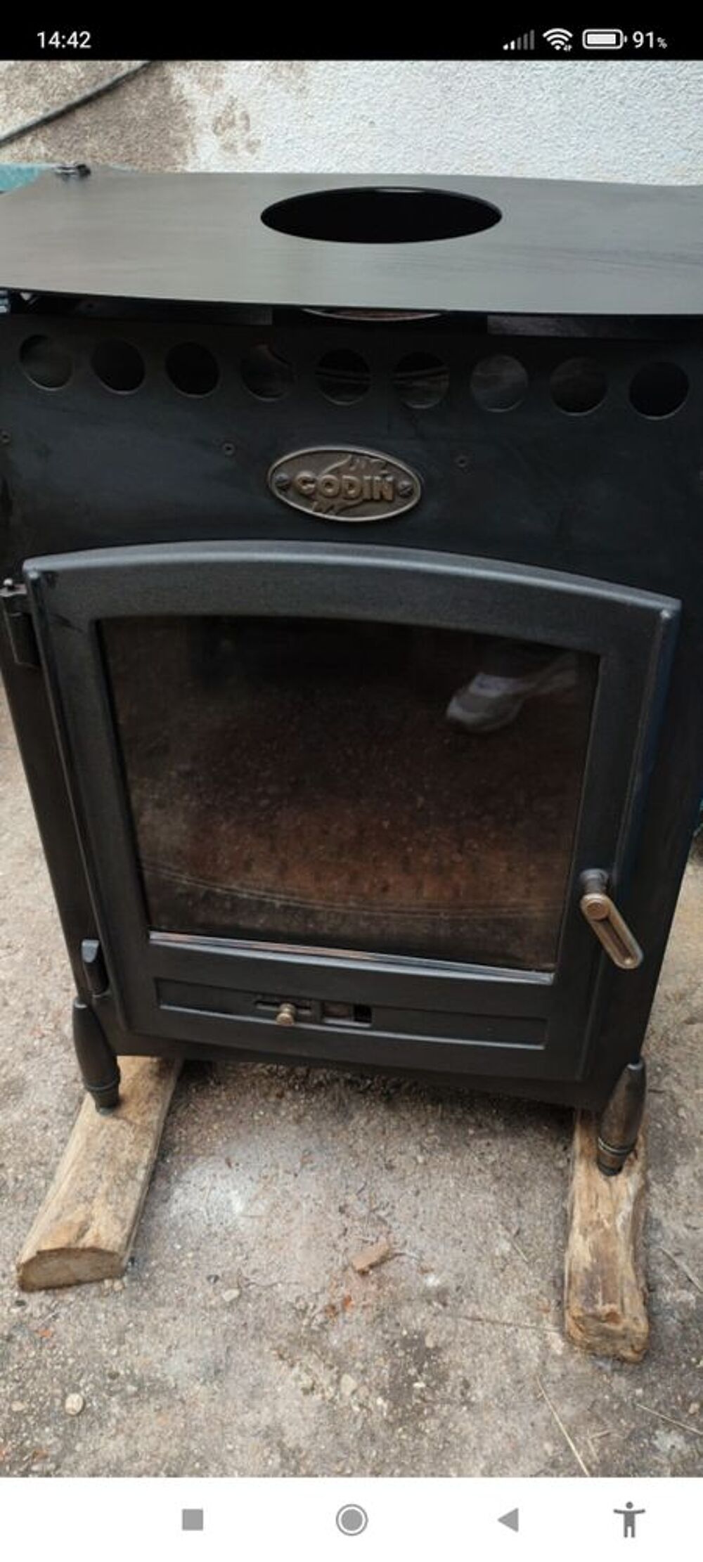 po&ecirc;le &agrave; bois Godin Bricolage