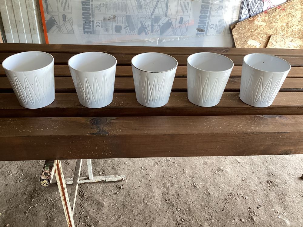 Pots de fleurs &agrave; verres Jardin