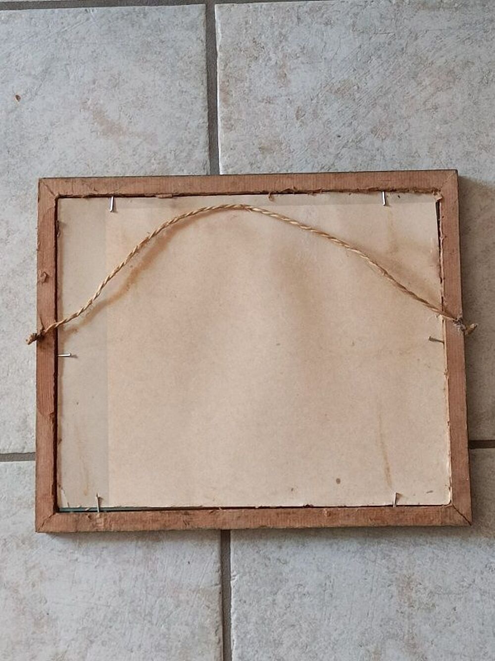 Miroir Cadre bois stuc sculpt&eacute; dor&eacute;e patin&eacute; dpmc 0923237 Décoration