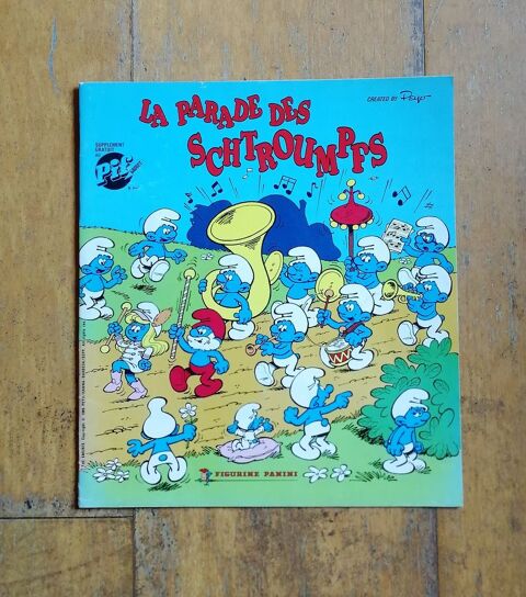 Album La parade des Schtroumpfs Panini avec bon de commande 20 Argenteuil (95)