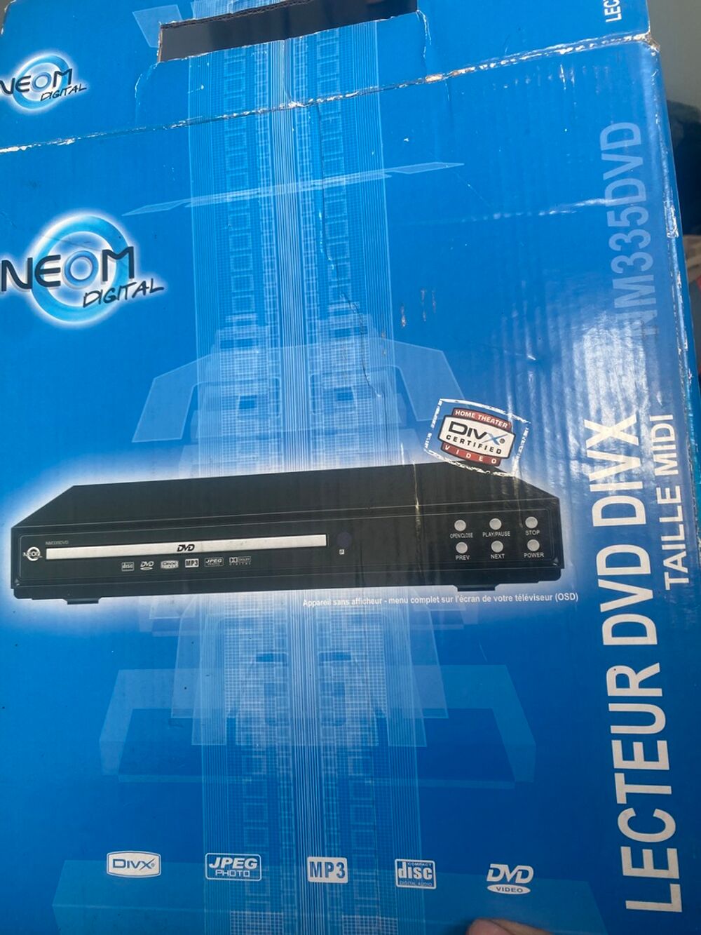 Lecteur DVD NEOM Digital NM335DVD DVD et blu-ray