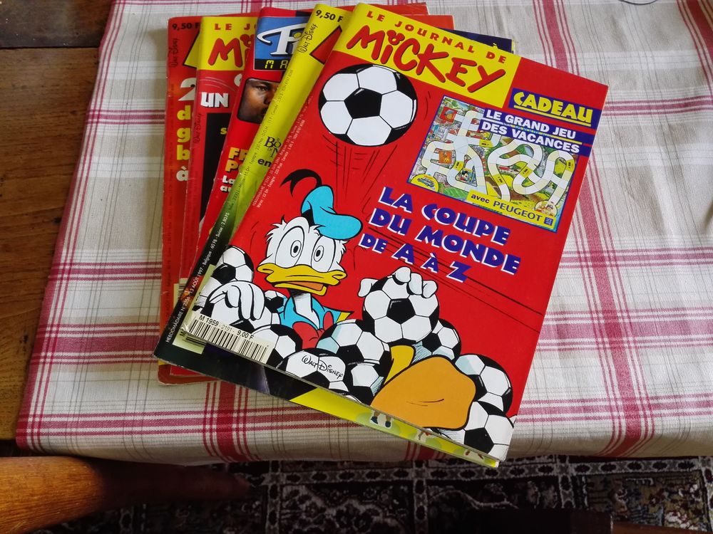 4 JOURNAL DE MICKEY N&deg; -21912356-2186-2355 Livres et BD