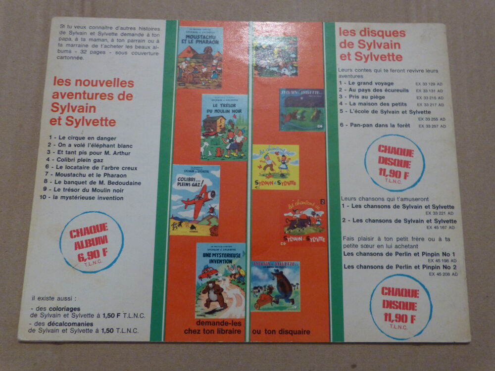 BD SYLVAIN ET SYLVETTE N&deg; 10 ATTENTION A LA PEINTURE Livres et BD
