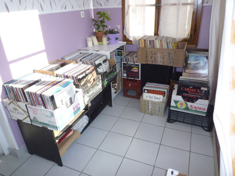 plus de 500 disques vinyls &agrave; partir de 4 eur. CD et vinyles