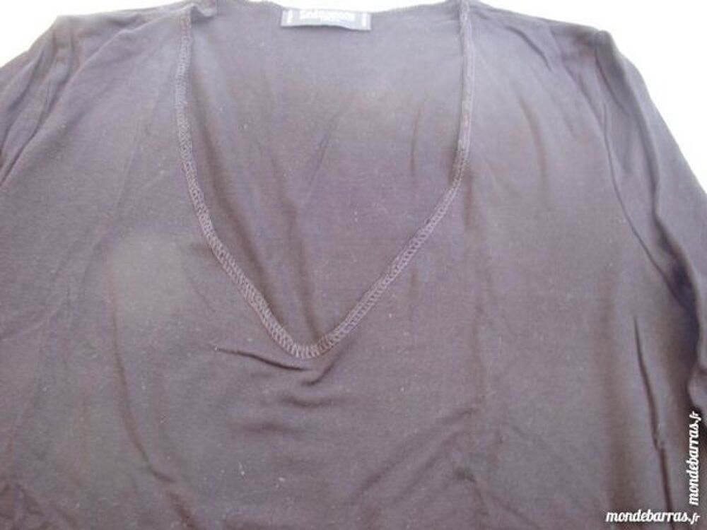 Pull noir &agrave; manches longues marque SINEQUANONE Vêtements