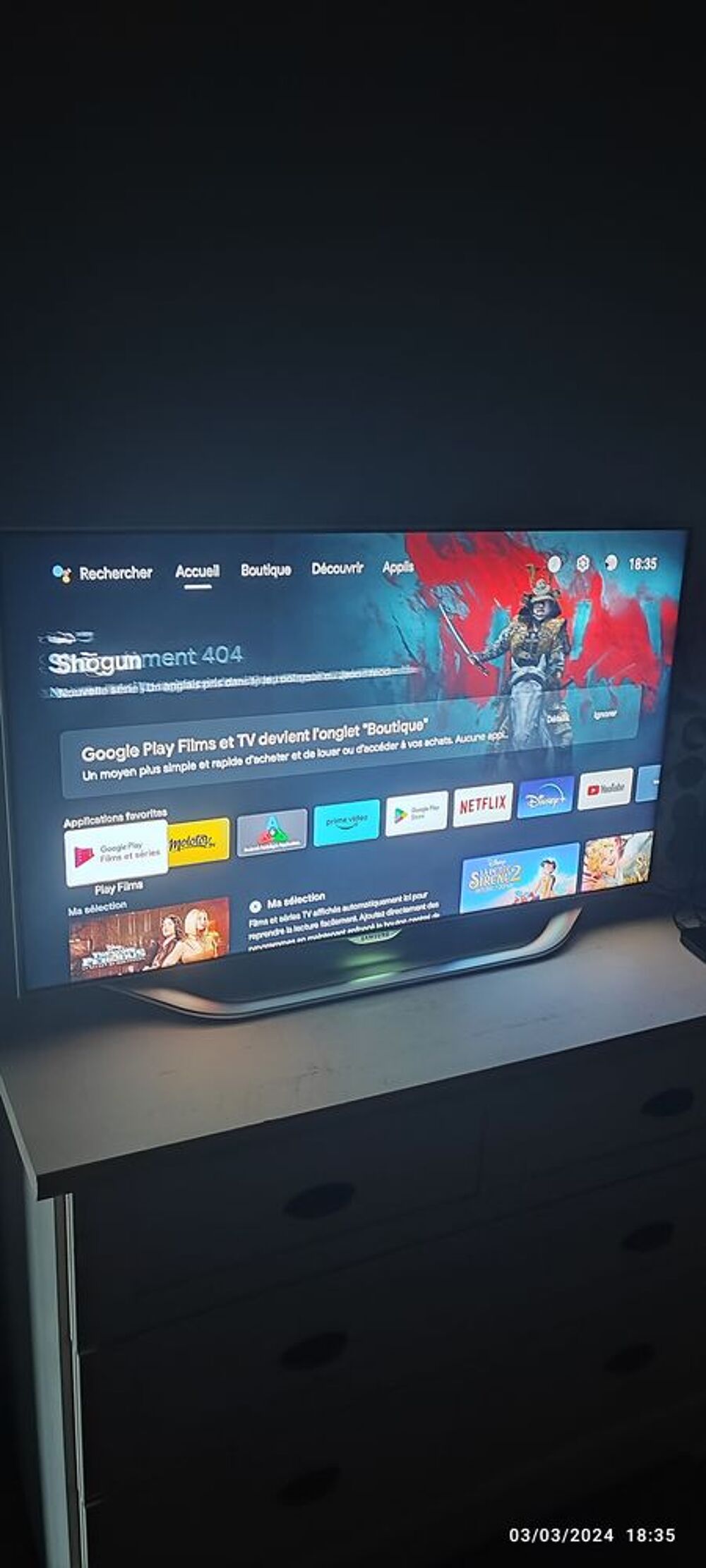 TV Samsung led 3D 40 pouces Jeux / jouets