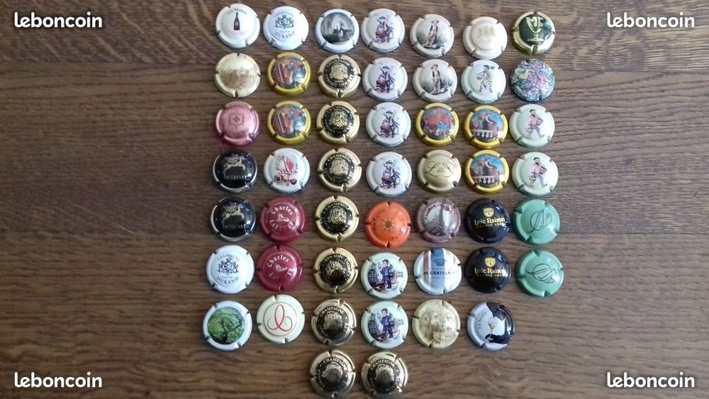 Lot capsules de champagne 
