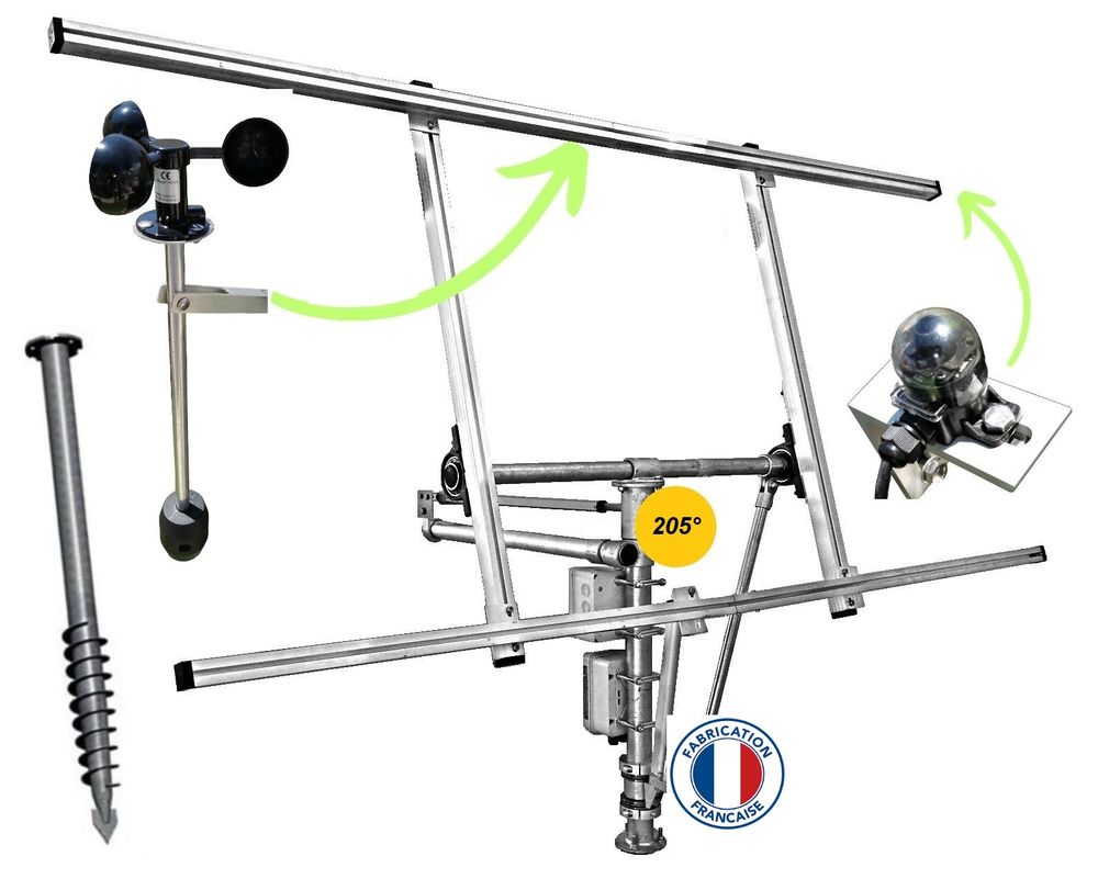 Suiveur solaire tracker 2 axes 1000 watts livr&eacute; pos&eacute; Bricolage