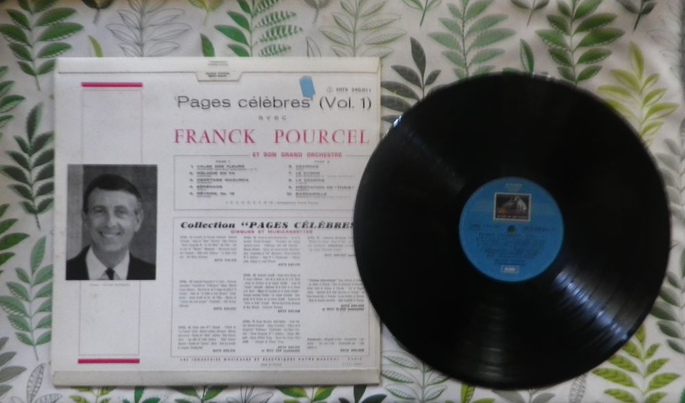 FRANCK POURCEL Pages c&eacute;l&egrave;bres Vynil 33T CD et vinyles