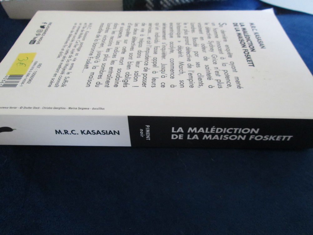 La mal&eacute;diction de la maison Foskett (Kasasian) Livres et BD
