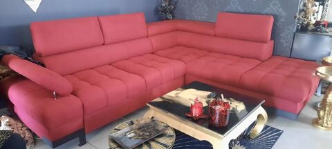Canap� d'angle rouge bordeaux 850 Saint-Paul-l�s-Dax (40)