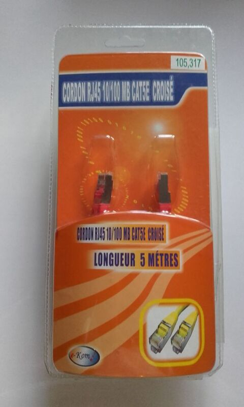Cable RJ45 crois� 5 Cugnaux (31)