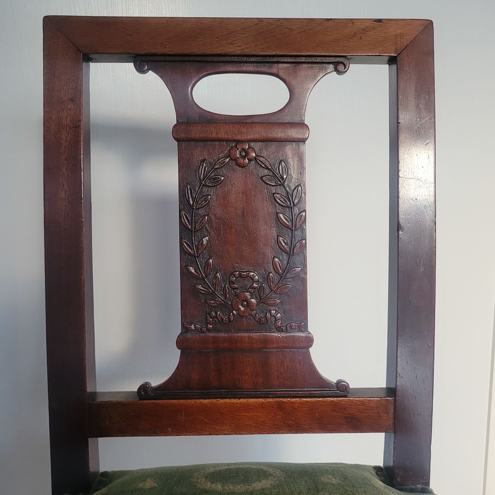 CHAISE CONSULAT / FAUTEUIL DE BARBIER 