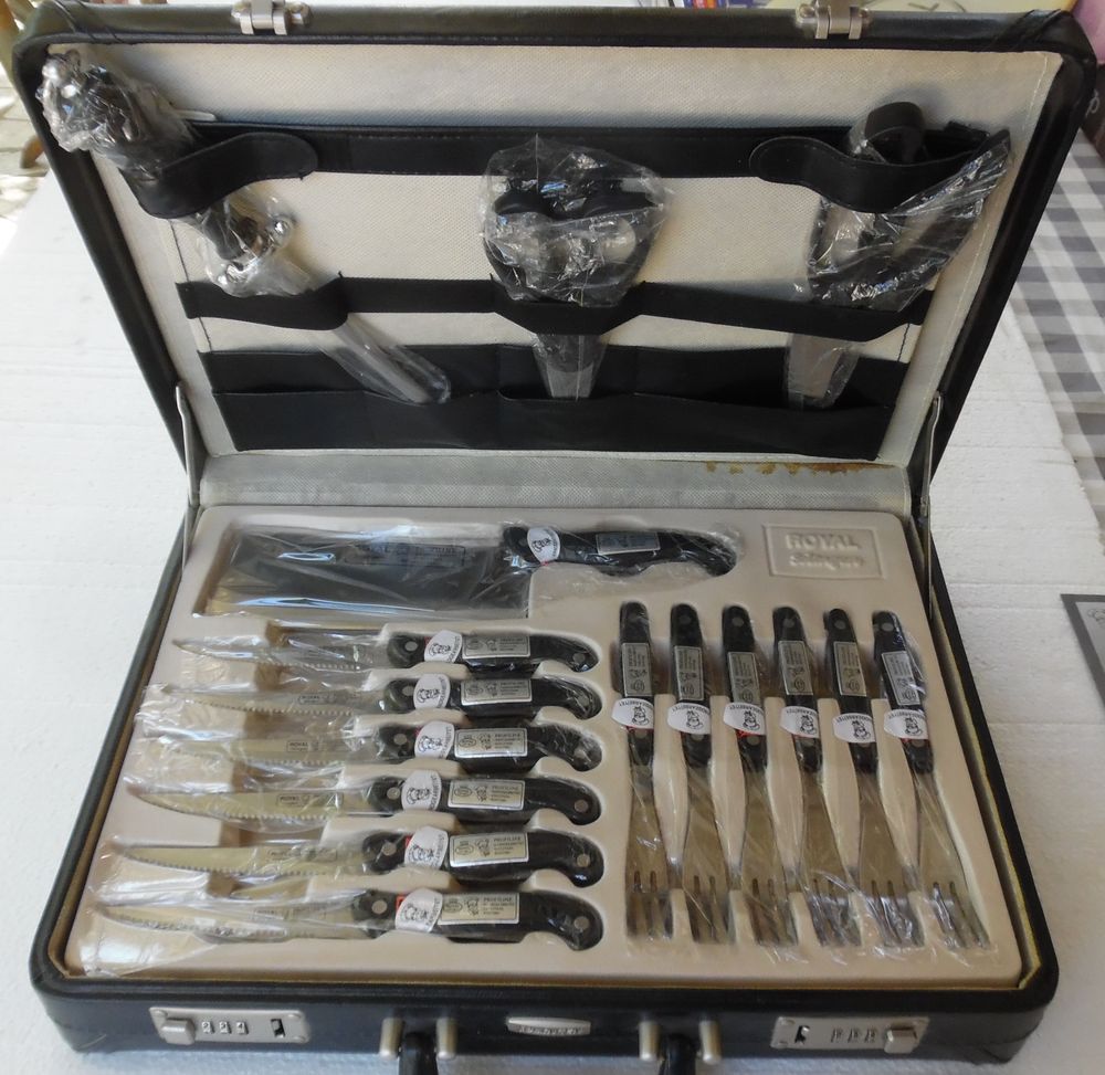 MALETTE ROYAL SOLENGEN 
COUTEAUX 24 PI&Egrave;CES PROFESSIONNELLES Cuisine