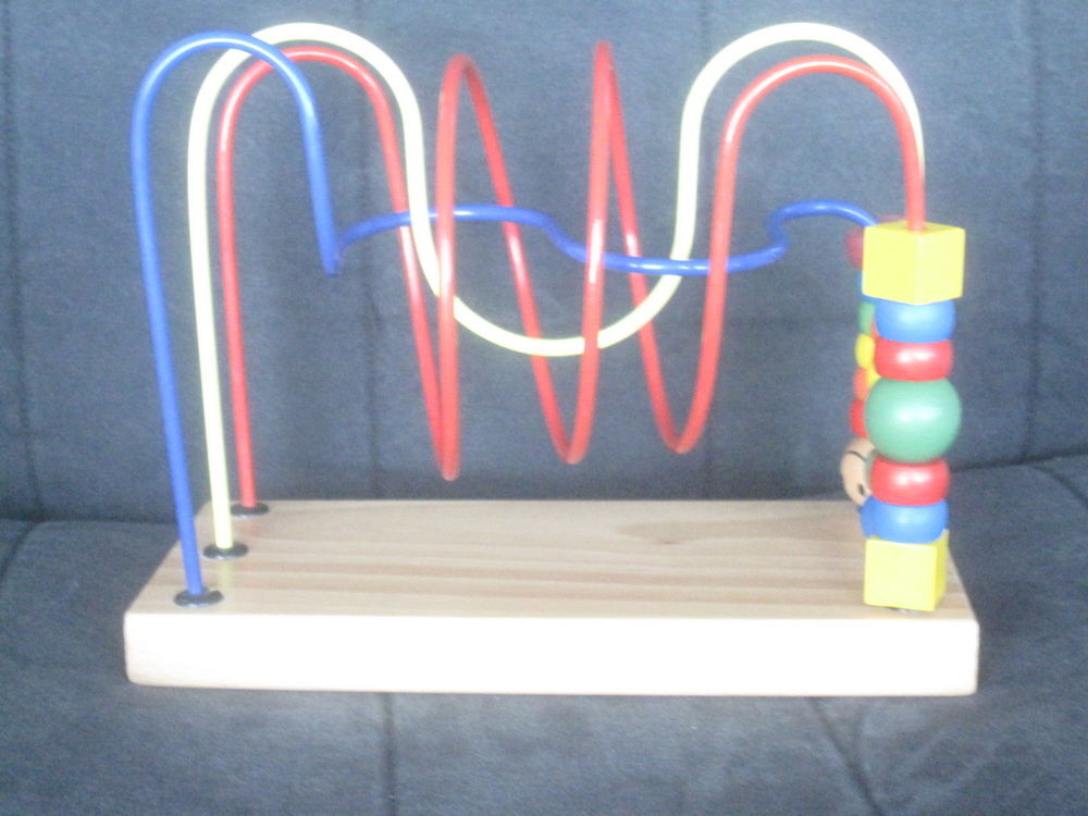 BOulier bois circuit de motricit&eacute; b&eacute;b&eacute; Jeux / jouets