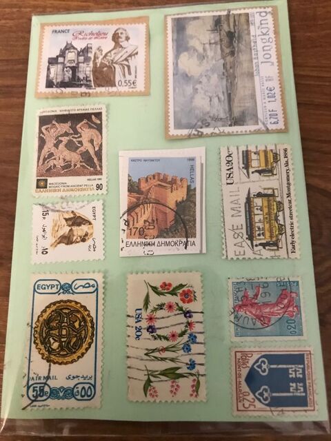 Timbres philatéliques 2 Mottier (38)