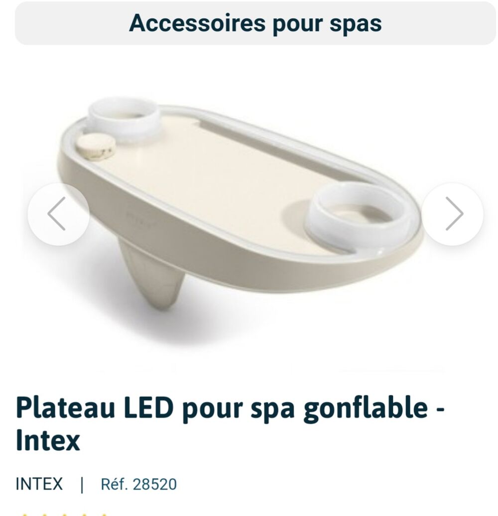 Spa intex sahara 6places +5accessoires sous tente Decathlon Jardin