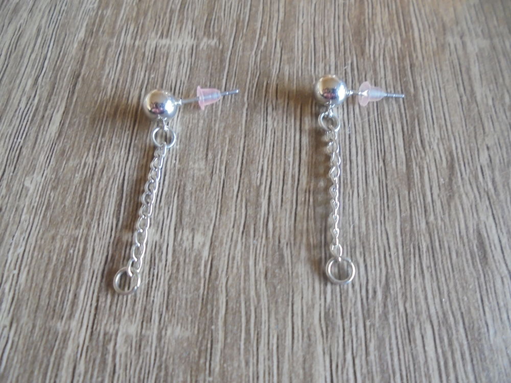 Boucles d'oreilles boule (28b) Bijoux et montres
