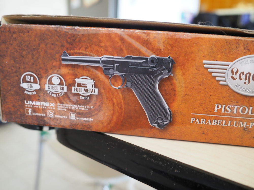 AIR COMPRIME r&eacute;plique Luger P.08 Sports