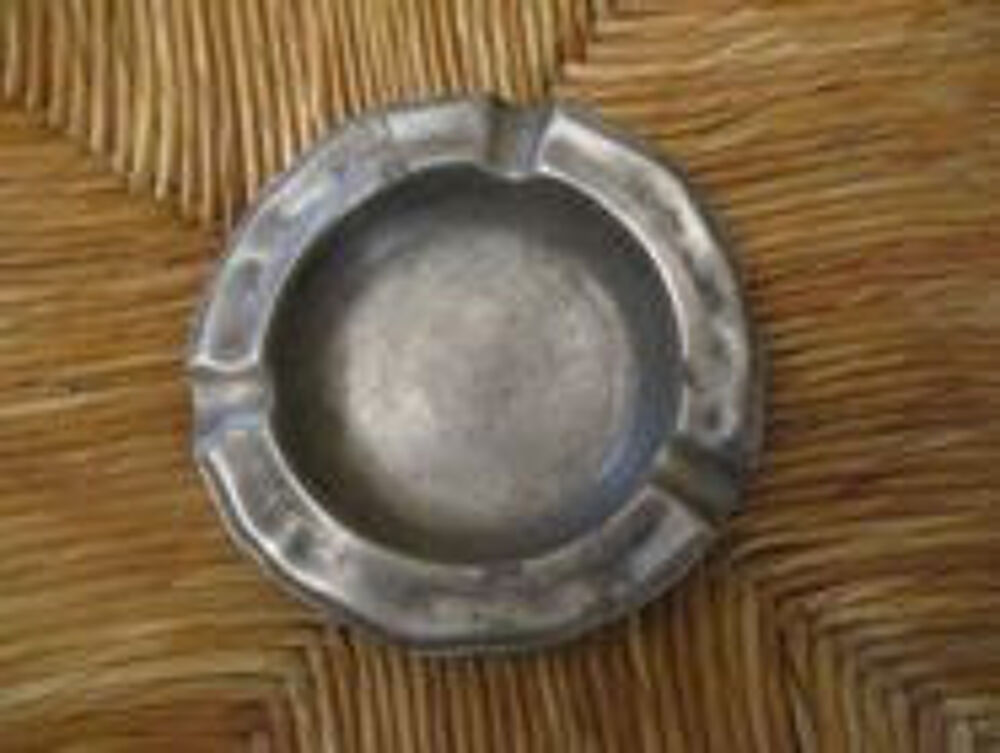 CENDRIER EN &Eacute;TAIN DIAM&Egrave;TRE 12 CM Décoration