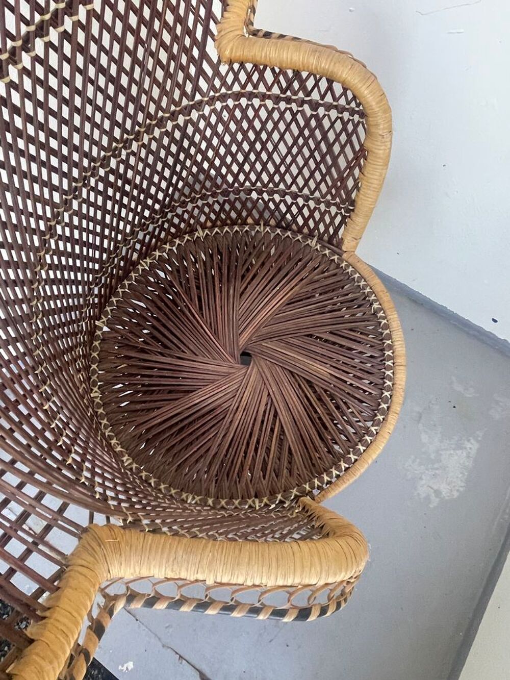 Fauteuil Emmanuelle en rotin Meubles