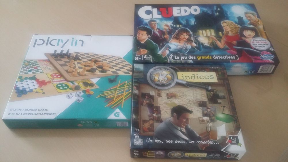  3 jeux cluedo 13 indices play in
Jeux / jouets