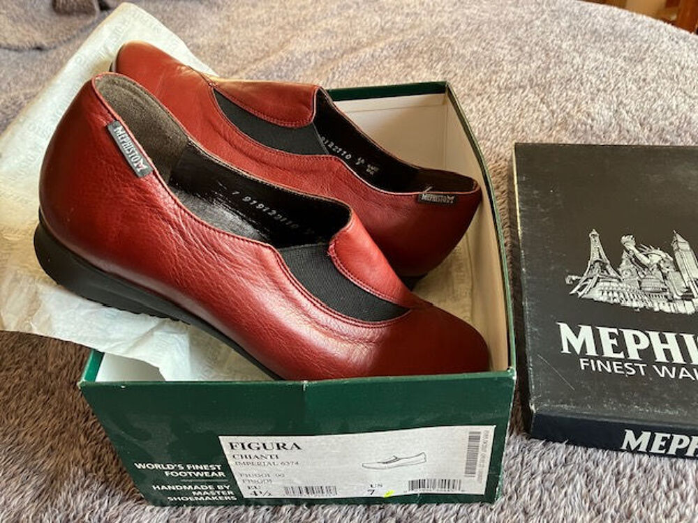 Chaussures Mephisto pour femme, rouges, P. 38 Chaussures