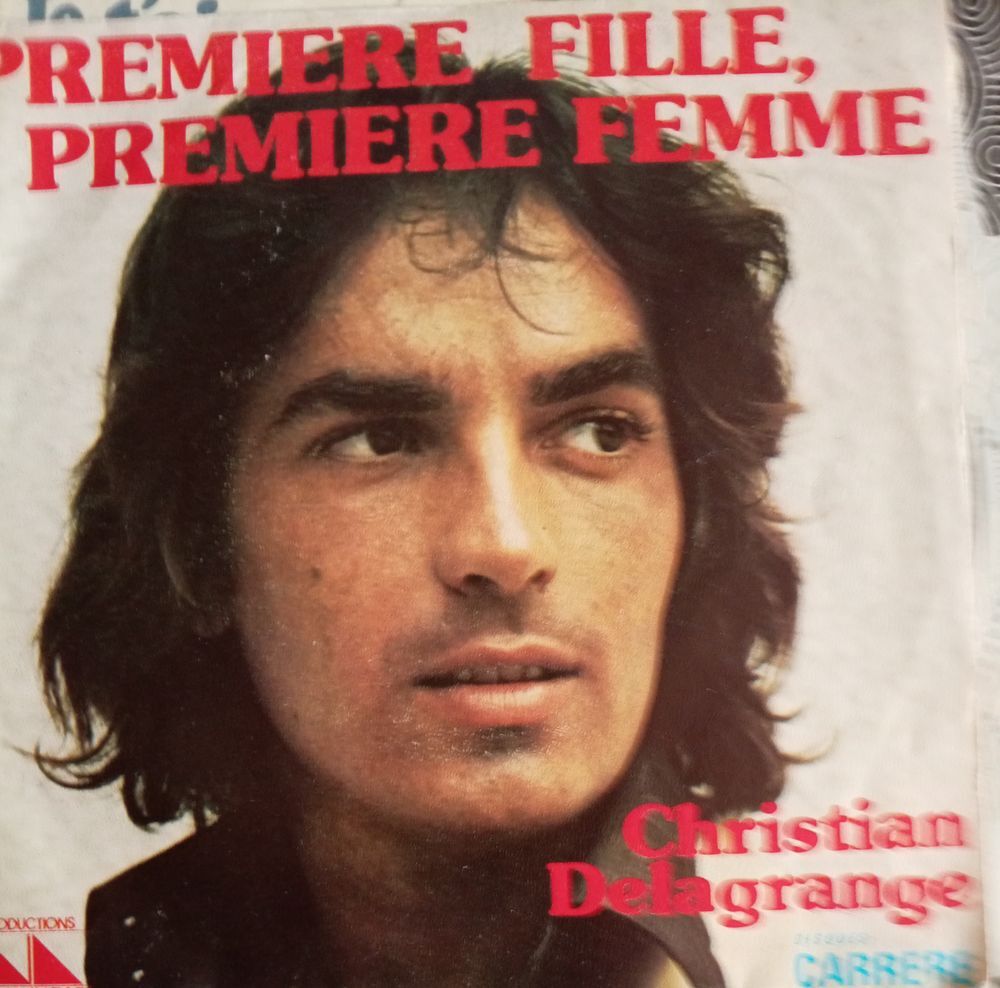 CHRISTIAN DELAGRANGE / 7 X DISQUES VYNIL 45 TOURS CD et vinyles