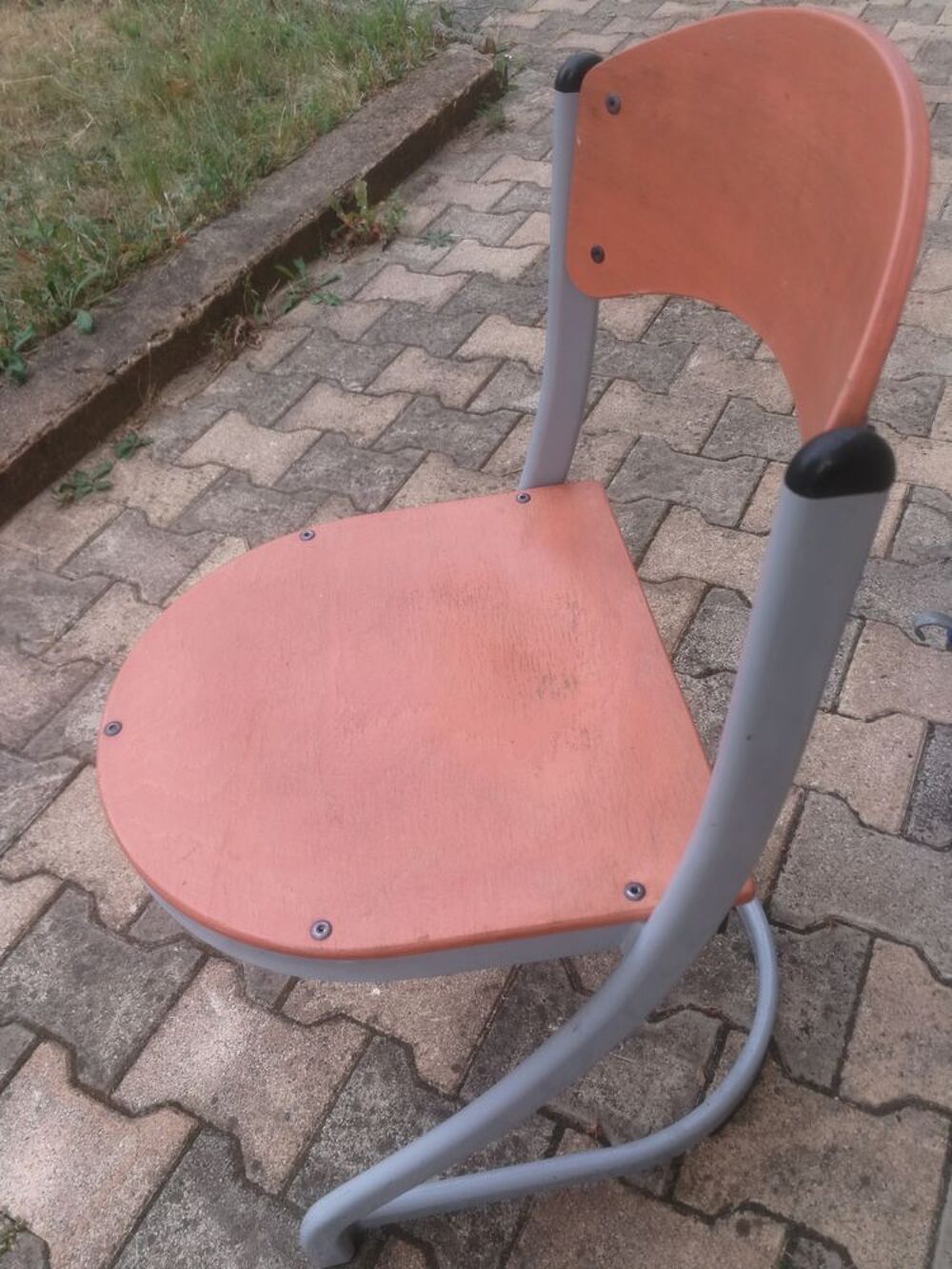 Chaise bois et m&eacute;tal Meubles