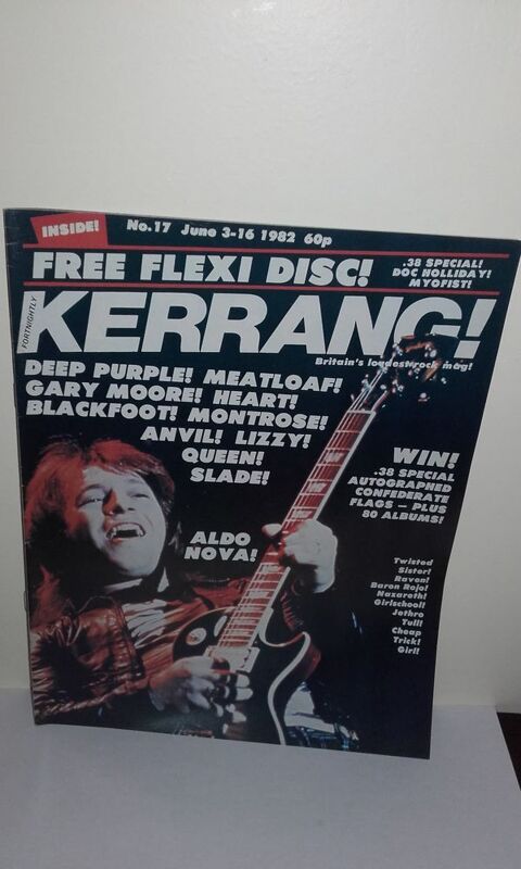 Kerrang N17 - June 3 1982 (UK Magazine) avec Aldo Nova 35 Angers (49)
