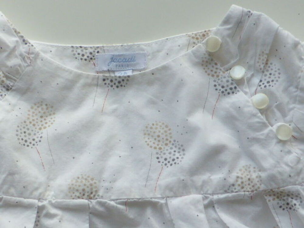 JACADI blouse chemisier manches longues 2 ans Vêtements enfants