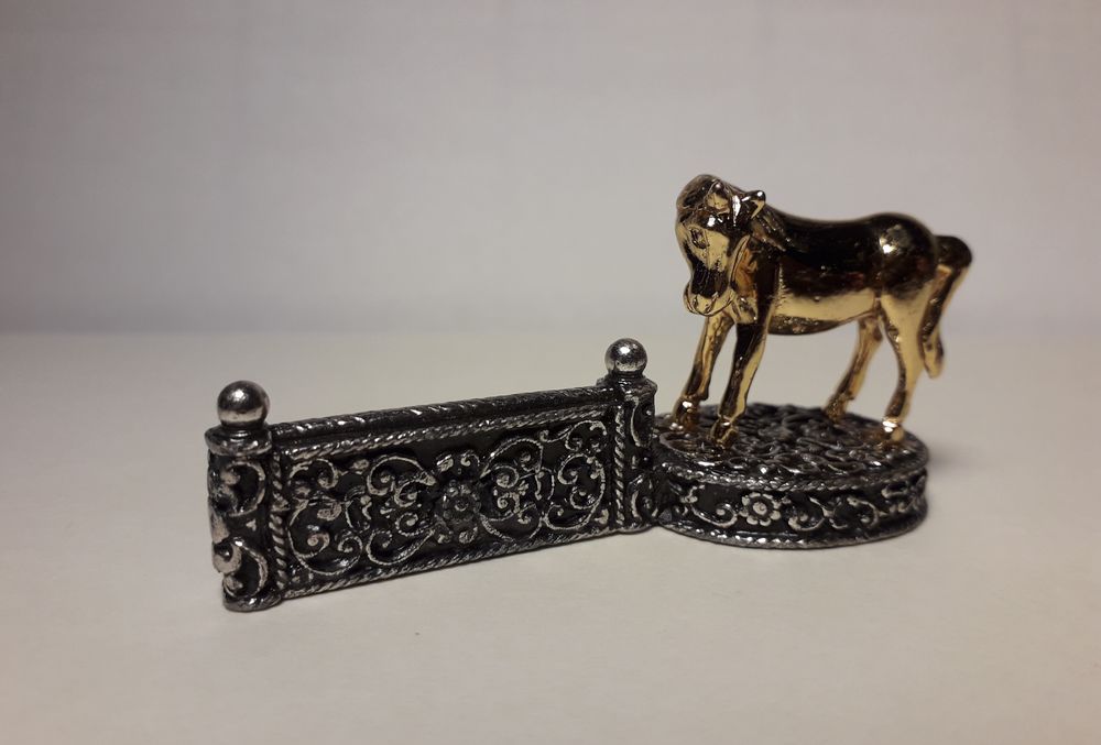 Coffret de 6 porte-couvert chevaux sur socle Décoration