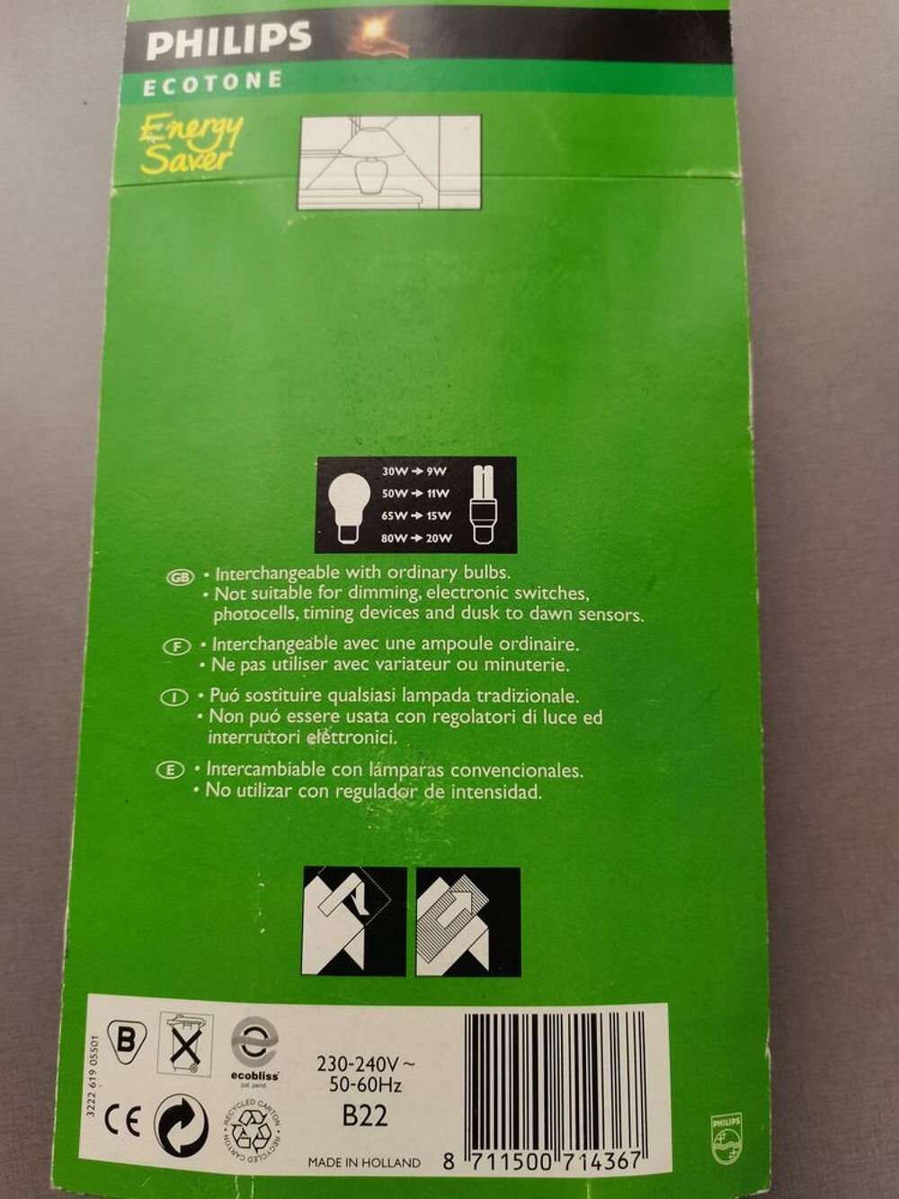 Ampoules &eacute;conomiques Bricolage