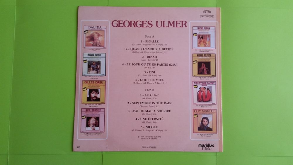 GEORGES ULMER CD et vinyles