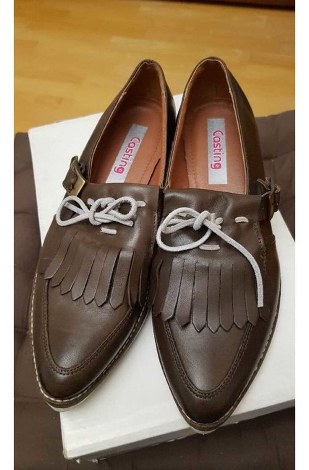 Chaussures NEUF mocassins CUIR confortable T40 Chaussures