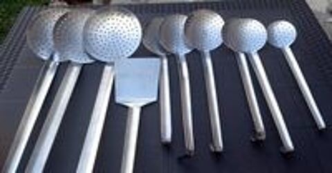  Ecumoires et spatule Lot matériel professionnel de cuisine 