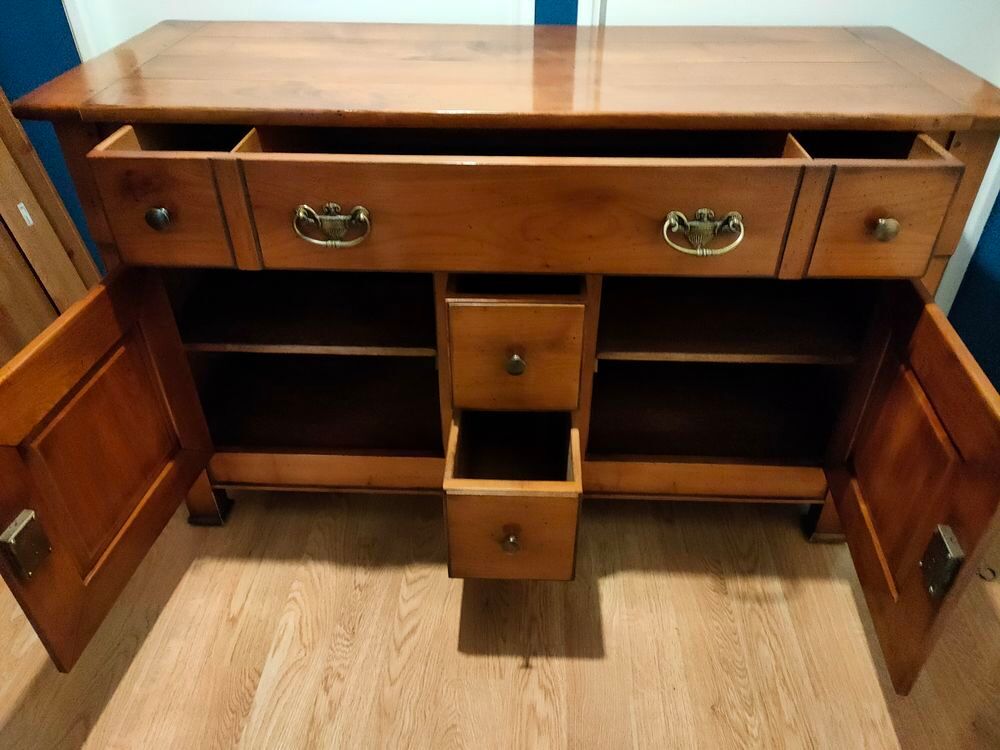 Ensemble commode et armoire merisier massif Meubles