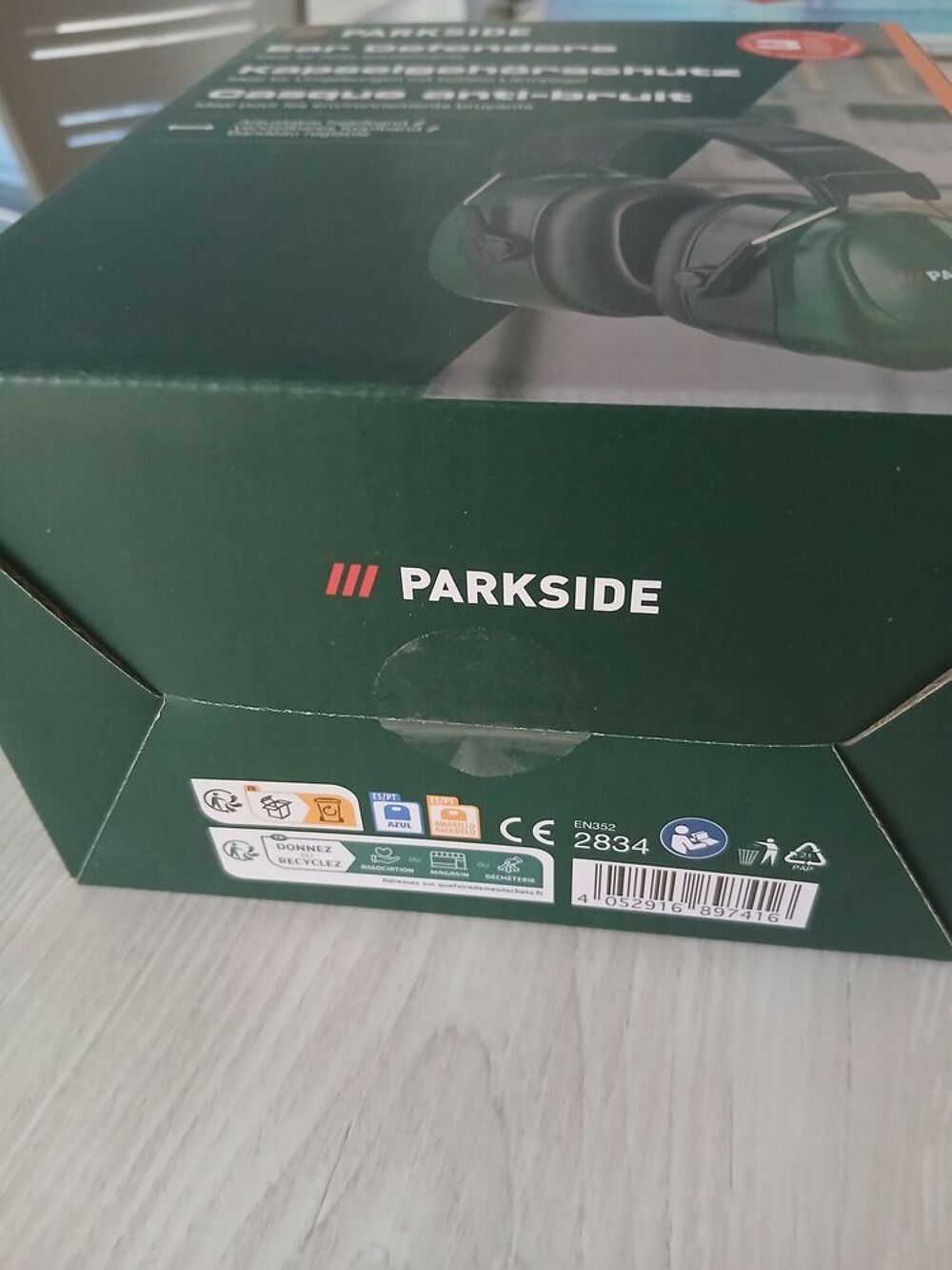 Casque antibruit neuf Parkside Bricolage
