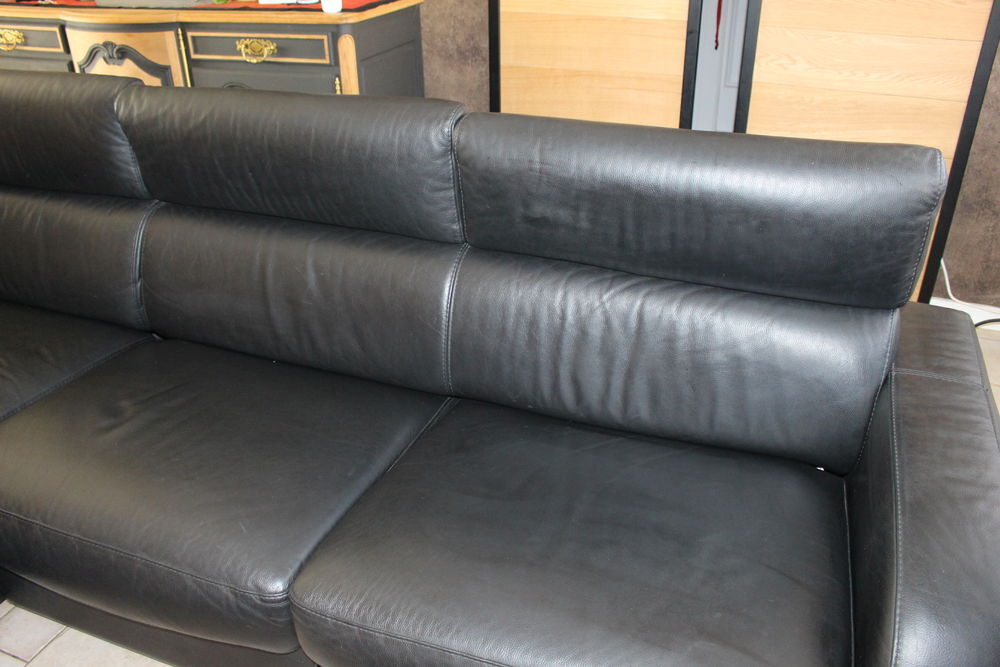 Canap&eacute; convertible en cuir Meubles